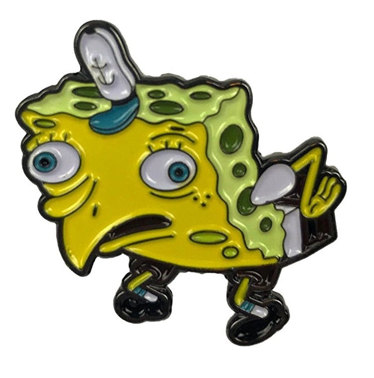 SpongeBob Meme Enamel Pin