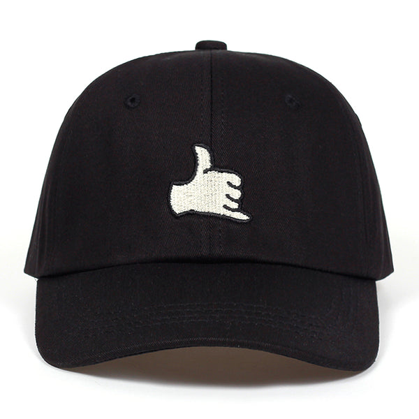 Finger pattern Snapback Cap