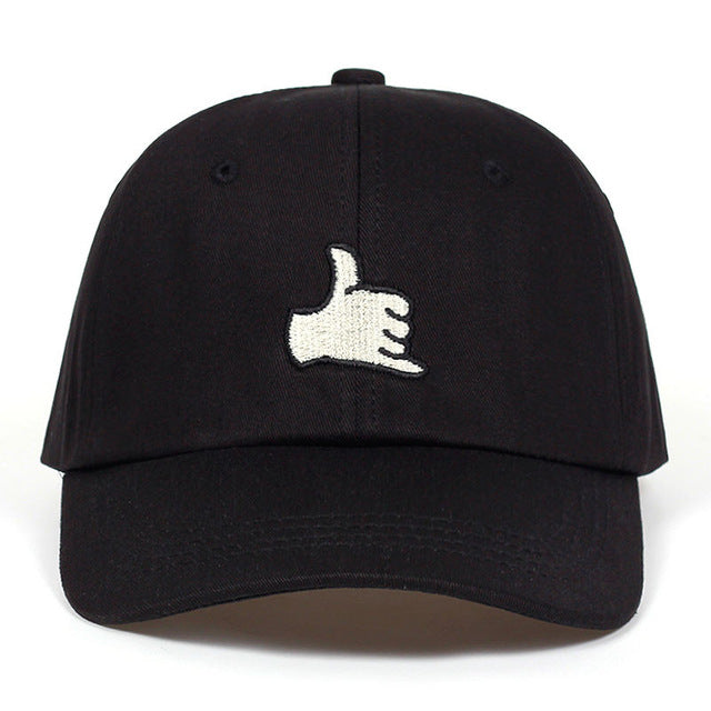 Finger pattern Snapback Cap