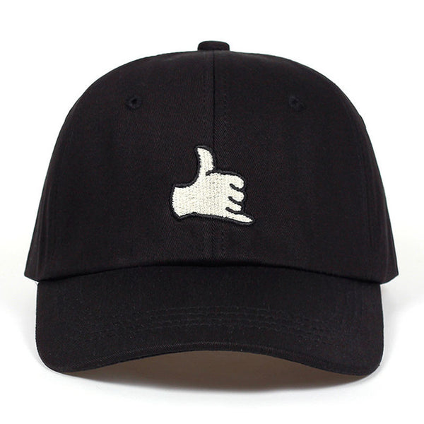 Finger pattern Snapback Cap